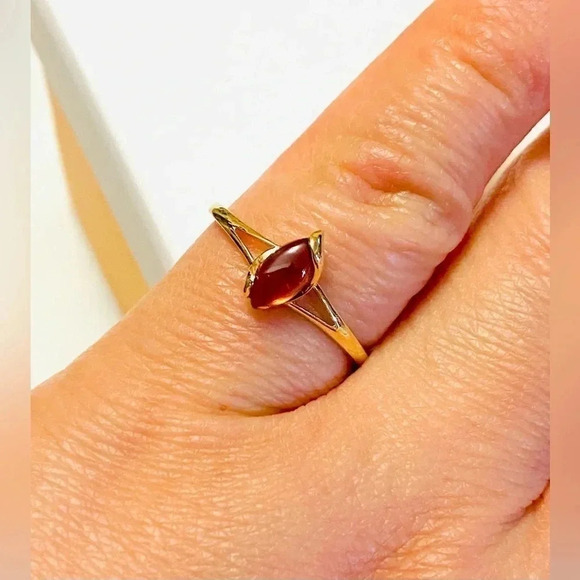 Elegant Gold and Garnet Women's Ring
Gift With Purchase - Picture 3 of 6